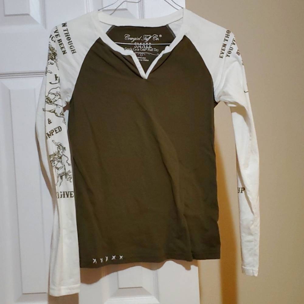 Cowgirl Tuff Long Sleeve Shirt (S)